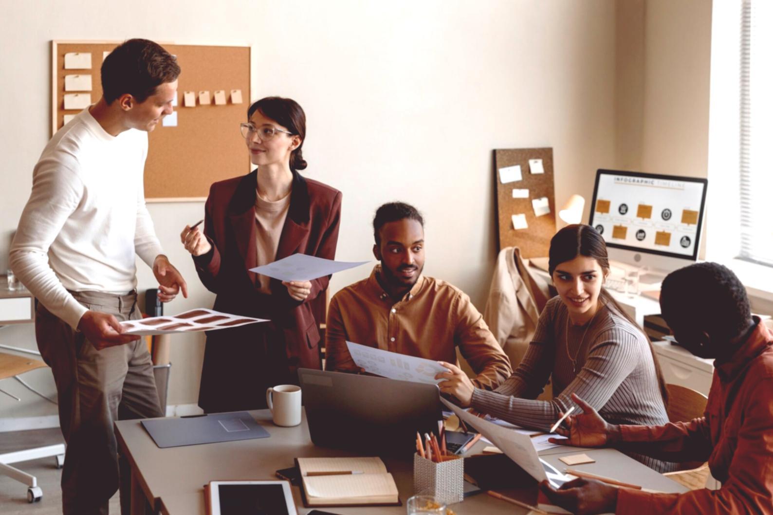 Financial analysis workspace showing charts and data
